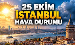 25 Ekim İstanbul hava durumu