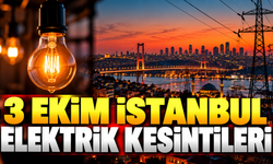 İstanbul’da 13 ilçede elektrik kesintisi! 3 Ekim İstanbul elektrik kesintileri