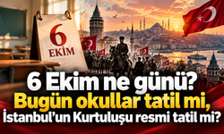 6 Ekim ne günü? Bugün okullar tatil mi, İstanbul’un Kurtuluşu resmi tatil mi?