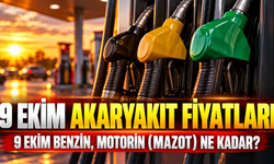 9 Ekim benzin, motorin (mazot) ne kadar? 9 EKİM AKARYAKIT FİYATLARI