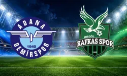Adana Demirspor - İnegöl Kafkasspor maçının ilk 11'leri açıklandı!