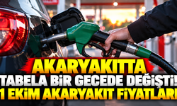 Akaryakıtta tabela bir gecede değişti! 1 Ekim Akaryakıt fiyatları | 1 Ekim benzin ve motorin fiyatları