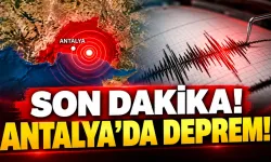Antalya Aksu'da korkutan deprem!