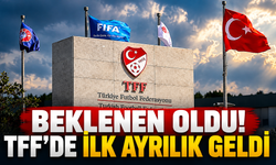 Beklenen oldu! TFF’de ilk ayrılık geldi