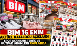 BİM 16 Ekim Aktüel Kataloğu Açıklandı! Spor Ayakkabı, Terlik ve Mutfak Ürünleri Raflarda
