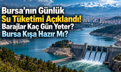 Bursa'nın Günlük Su Tüketimi Açıklandı! Barajlar Kaç Gün Yeter? Bursa Kışa Hazır Mı?