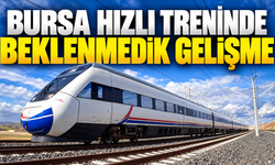 Bursa hızlı treninde beklenmedik gelişme!