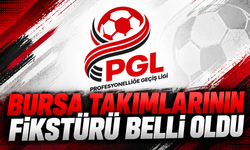 Bursa takımlarının fikstürü belli oldu