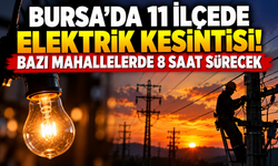 Bursa'da 11 ilçede elektrik kesintisi! Bazı mahallelerde 8 saat sürecek: İşte 17 Ekim Bursa elektrik kesintileri