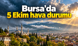 Bursa’da 5 Ekim hava durumu: Sıcaklık 22 dereceye çıkacak