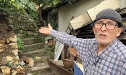 Bursa'da iki gündür süren yağış toprak kaymasına neden oldu! Taşlar yolu kapattı