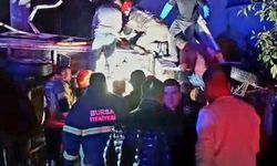 Bursa'da şiddetli yağış kazaya neden oldu!
