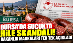 Bursa’da Sucukta Hile Skandalı! Bakanlık Markaları Tek Tek Açıkladı