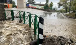 Bursa'da Tarihi Cumalıkızık'ı Sel Vurdu! Dere Taştı, Köprü Sular Altında Kaldı
