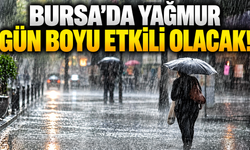 Meteoroloji saat saat açıkladı: Bursa'da yağmur gün boyu etkili olacak! 13 Ekim Bursa hava durumu