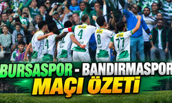 Bursaspor - Bandırmaspor maçı özeti