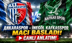 CANLI ANLATIM | Ankaraspor - İnegöl Kafkasspor maçı başladı! İşte ilk 11'ler