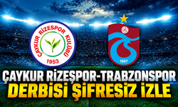 Çaykur Rizespor-Trabzonspor derbisi şifresiz izle | Çaykur Rizespor-Trabzonspor maçı canlı izle şifresiz veren kanallar