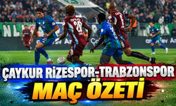 Çaykur Rizespor-Trabzonspor maç özeti | Karadeniz derbisinde müthiş geri dönüş