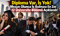 Diploma Var, İş Yok! Mezun Olunca İş Bulması En Zor 12 Üniversite Bölümü Açıklandı!