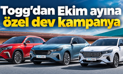 Togg’dan Ekim ayına özel dev kampanya : Peşinat ve finansman seçenekleri açıklandı