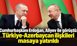 Cumhurbaşkanı Erdoğan, Aliyev ile görüştü: Türkiye-Azerbaycan ilişkileri masaya yatırıldı