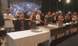 Gastronomi festivalinde künefe şovu