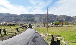 Hani ile Elazığ arasındaki bağlantı yolu sıcak asfaltla yenilendi