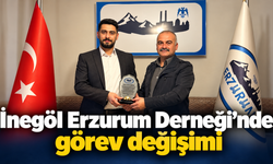 İnegöl Erzurum Derneği’nde görev değişimi