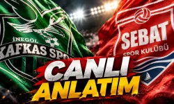 İnegöl Kafkasspor - Sebat Spor maçı canlı anlatım!