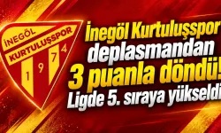 İnegöl Kurtuluşspor deplasmandan 3 puanla döndü! Ligde 5. sıraya yükseldi