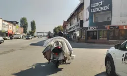 İnegöl mobilya sanayisinde şaşkına çeviren taşıma yöntemi
