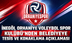 İnegöl Orhaniye Voleybol Spor Kulübü’nden belediyeye tesis ve konaklama açıklaması