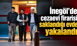 İnegöl’de cezaevi firarisi saklandığı evde yakalandı