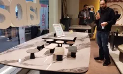 İnegöl'de fuarın ilgi odağı oldu! Masanın içinden bakın ne çıktı