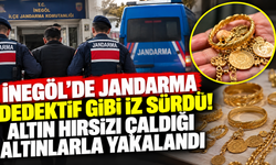 İnegöl’de Jandarma Dedektif Gibi İz Sürdü! Altın Hırsızı Çaldığı Altınlarla Yakalandı