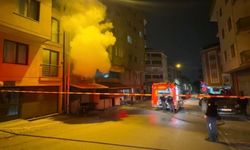 Bursa'da kıraathanede gece yarısı çıkan yangın korkuttu