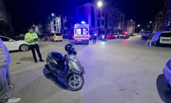 İnegöl’de motosiklet devrildi: Sürücü yaralandı