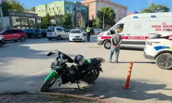 İnegöl’de otomobil ile motosiklet çarpıştı: 1 yaralı