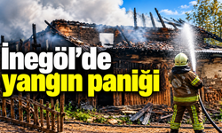 İnegöl’de yangın paniği!