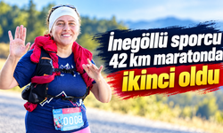İnegöllü sporcu 42 km maratonda ikinci oldu