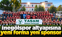 İnegölspor altyapısına yeni forma yeni sponsor