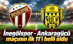 İnegölspor-Ankaragücü maçının  ilk 11'i belli oldu
