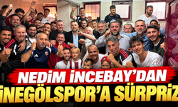 Nedim İncebay'dan İnegölspor'a sürpriz... Soyunma odasında açıkladı