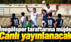 İnegölspor taraftarına müjde! Trabzon maçı canlı yayınlanacak