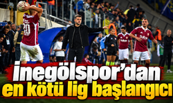 İnegölspor’dan en kötü lig başlangıcı