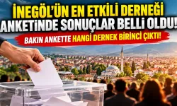 İnegöl’ün en etkili derneği anketinde sonuçlar belli oldu! Bakın ankette hangi dernek birinci çıktı!
