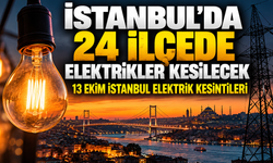 İstanbul'da 24 ilçede elektrikler kesilecek: Mahalle mahalle kesinti saatleri | 13 Ekim İstanbul elektrik kesintileri
