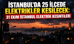 İstanbul'da 25 ilçede elektrikler kesilecek: İşte ilçe ilçe kesinti saatleri | 31 Ekim İstanbul elektrik kesintileri
