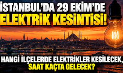 İstanbul'da 29 Ekim'de elektrik kesintisi! Hangi ilçelerde elektrikler kesilecek, saat kaçta gelecek?
